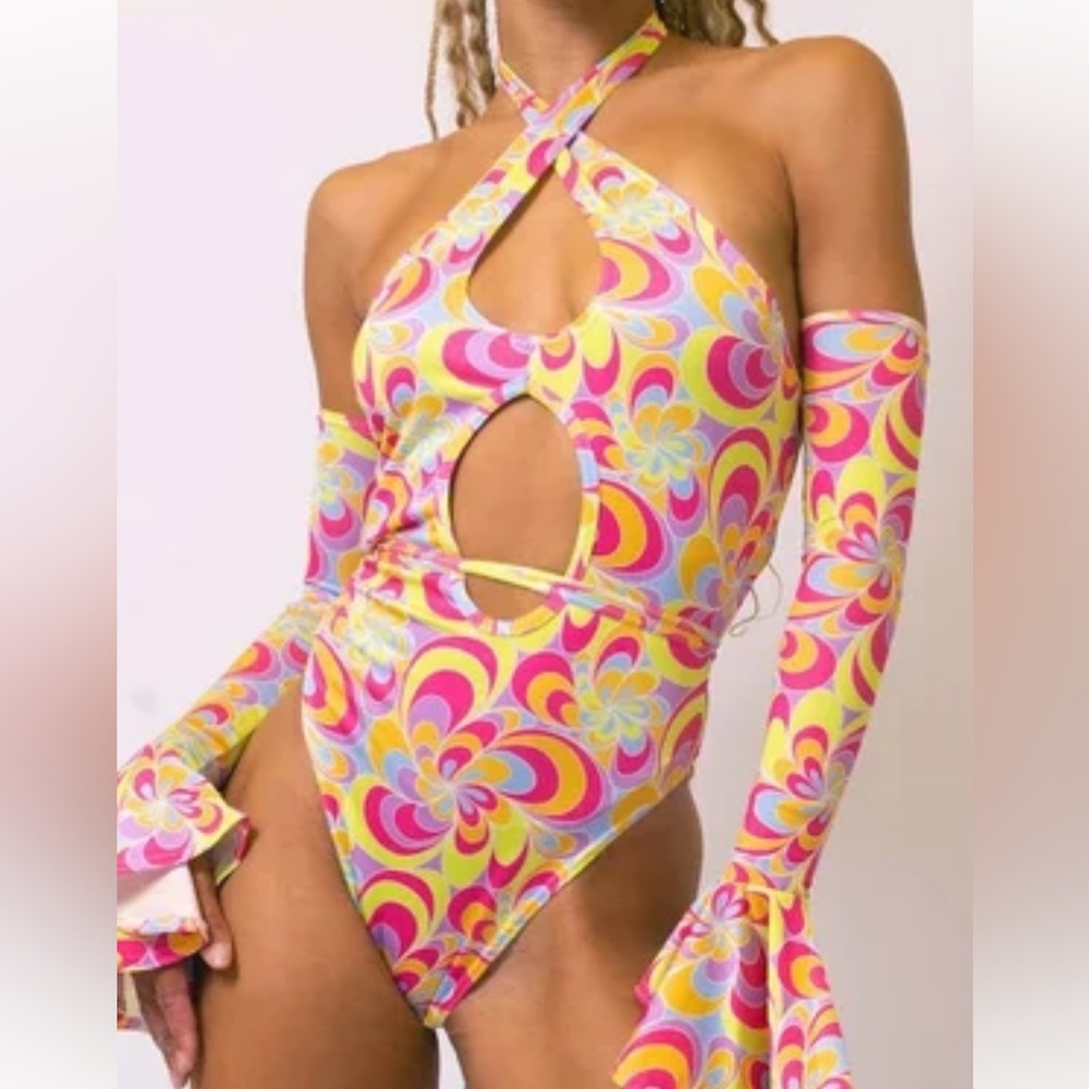 Festive Cut Out One Piece